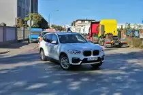 BMW X3 KdoW am 29.09.18 bei der Katastrophenschutzübung Frankopia in Frankfurt am Main Osthafen