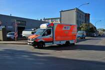 DRK Frankfurt am Main Mercedes Benz Sprinter RTW am 29.09.18 im Osthafen 