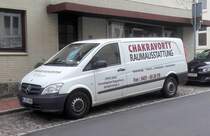 =MB Vito des Raumausstatters CHAKRAVORTY aus Lübeck steht im Spetember 2018 in Ratzeburg