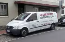 =MB Vito des Raumausstatters CHAKRAVORTY aus Lübeck steht im Spetember 2018 in Ratzeburg