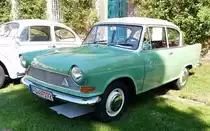 =Lloyd LP 900 Arabella, Bj. 1960, 38 PS, ausgestellt bei Blech & Barock im Juli 2018 auf dem Gelände von Schloß Fasanerie bei Eichenzell