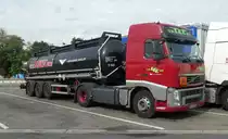 =Volvo 420-Silozug rastet im September 2018 an der A 5