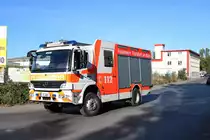 Feuerwehr Frankfurt am Main Mercedes Benz LF20 (Florian Frankfurt 42/44) Niederrad am 29.09.18 bei der Katastrophenschutzübung Frankopia in Frankfurt am Main Osthafen