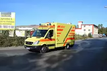 Mercedes Benz Sprinter am 29.09.18 bei der Katastrophenschutzübung Frankopia in Frankfurt am Main Osthafen