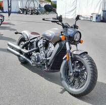 =Indian Scout, präsentiert beim Fuldaer Autotag 2018 im August