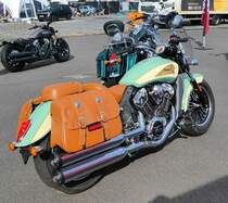 =Indian Scout, präsentiert beim Fuldaer Autotag 2018 im August