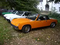 Eine Galerie von VW-Porsche 914. Oldtimertreffen Schloss Lauersfort in Moers am 03.10.2018.