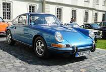 =Porsche 911 t, gesehen bei Blech & Barock im Juli 2018 auf dem Gelände von Schloß Fasanerie bei Eichenzell
