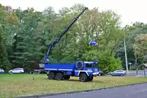 THW Offenbach MAN LKW mit Ladekran (Heros OF 36 / 46) am 03.10.18 beim Tag der offenen Tür 