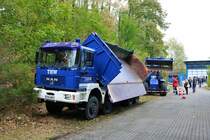 THW Offenbach MAN LKW Kipper (Heros OF 43 / 62) am 03.10.18 beim Tag der offenen Tür 