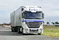 MB 254 Hängerzug  Kerber Transporte  bei Euskirchen - 02.09.2018