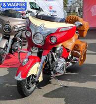 =Indian Roadmaster, präsentiert beim Fuldaer Autotag 2018 im August

