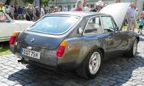=MG GT, V 8, Bj. 1972, 3,5 l 200 PS
gesehen bei Blech & Barock im Juli 2018 auf dem Gelände von Schloß Fasanerie bei Eichenzell