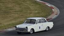 Ford Lotus Cortina, ccm 1593, Bj. 1965 im Rennen 7 - AvD-Tourenwagen- und GT Trophäe, 46. AvD-Oldtimer-Grand-Prix am 11.Aug2018