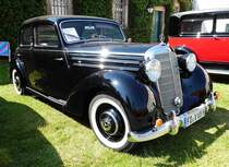 =MB 170 Sb W 191, steht bei Blech & Barock im Juli 2018 auf dem Gelände von Schloß Fasanerie bei Eichenzell