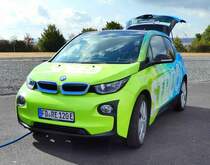 =BMW i3, steht beim Fuldaer Autotag 2018 im August