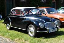 =DKW 3=6 Coupe Sonderklasse, Bj. 1958, 900 ccm, 40 PS, Neupreis 1958: 6210,- DM, gesehen bei Blech & Barock im Juli 2018 auf dem Gelände von Schloß Fasanerie bei Eichenzell