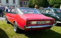 =Opel Commodore, steht bei Blech & Barock im Juli 2018 auf dem Gelände von Schloß Fasanerie bei Eichenzell