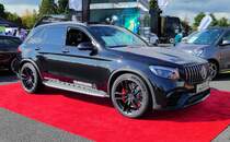 =MB AMG GLC 63 S, 510 PS, gesehen beim Fuldaer Autotag 2018 im August