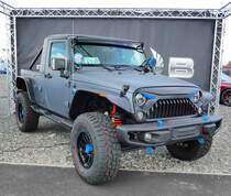 =Jeep Wrangler Rubicon JK, gesehen beim Fuldaer Autotag 2018 im August