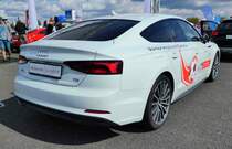 =Audi A 5 TDI, gesehen beim Fuldaer Autotag 2018 im August