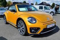 =VW Beetle Cabrio R-Line 1.4, gesehen beim Fuldaer Autotag 2018 im August