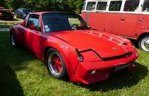 =Porsche 914, ausgestellt bei Blech & Barock im Juli 2018 auf dem Gelände von Schloß Fasanerie bei Eichenzell