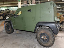 Das leichte Mehrzweckfahrzeug Gavial Mitte August 2018 in der Wehrtechnischen Studiensammlung Koblenz.