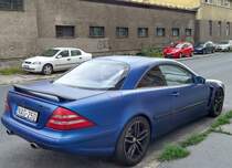 Rückansicht: Mercedes-Benz Cl500 AMG (C215) am 28.07.2018.