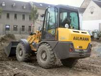 Radlader Ahlmann auf der Baustelle Landesgartenschau