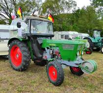 =Deutz 4006 steht bei den Traktorfreunden Mackenzell im September 2018