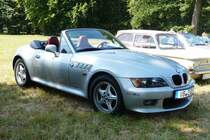 =BMW Z 3, ausgestellt bei Blech & Barock im Juli 2018 auf dem Gelände von Schloß Fasanerie bei Eichenzell