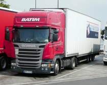 =Scania R 410 rastet im September 2018 an der A 3