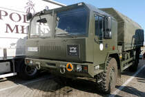 2018-10-01; Jelcz der polnischen Armee auf einem Autobahnparkplatz in Polen