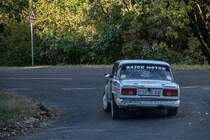 Lada 2107 auf dem 52. Mecsek Rallye, Oktober 2018.