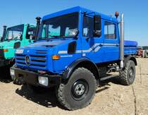 =Unimog, gesehen am Baiersröder Hof im August 2018