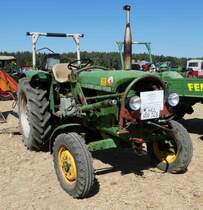 =John Deere 510, Bj. 1965, ausgestellt am Baiersröder Hof im August 2018