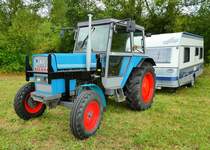 =Eicher 4056, steht bei den Traktorfreunden Mackenzell im September 2018