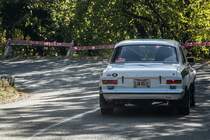 Ford Escort auf dem Mecsek Rallye, Oktober, 2018.