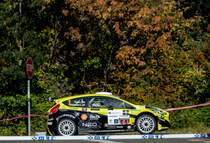 Ford Fiesta R5 auf dem Mecsek Rallye, Oktober, 2018.
