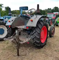 =Lanz steht bei den Traktorfreunden Mackenzell im September 2018