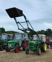 =John Deere - Lanz steht bei den Traktorfreunden Mackenzell im September 2018