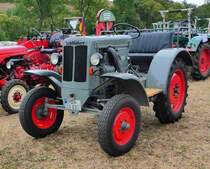 =Schlüter DS 15, steht bei den Traktorfreunden Mackenzell im September 2018