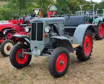 =Schlüter DS 15, steht bei den Traktorfreunden Mackenzell im September 2018