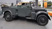 Ein Horch 40 der Wehrmacht, Baujahr 1941. (August Horch Museum Zwickau, August 2018)