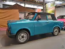 Ein zum Cabrio umgebauter Trabant 601 im August Horch Museum Zwickau. (August 2018)