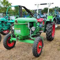 =Deutz D 25, gesehen bei den Traktorfreunden Mackenzell im September 2018