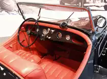 Innenraum des DKW F 5 Luxus-Zweisitzers im Automobilmuseum August Horch. (Zwickau, August 2018)