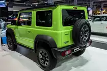 2019-er Suzuki Jimny. Aufnahme: Auto Zürich 2018.