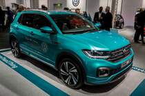Der brandneue VW T-Cross wurde auf dem Auto Zürich 2018 ausgestellt.